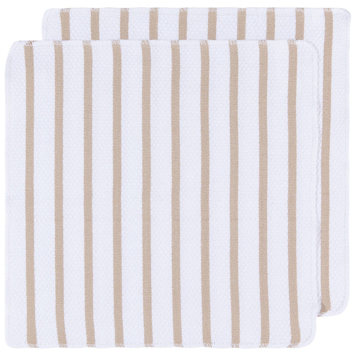 Basketweave Sandstone Dishcloths Set of 2 - Magnolia Lane co. Home + Garden + Gift