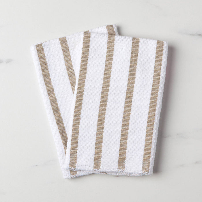 Basketweave Sandstone Dishcloths Set of 2 - Magnolia Lane co. Home + Garden + Gift
