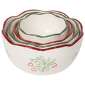 Camellia Stoneware Nesting Bowls Set of 4 Assorted - Magnolia Lane co. Home + Garden + Gift