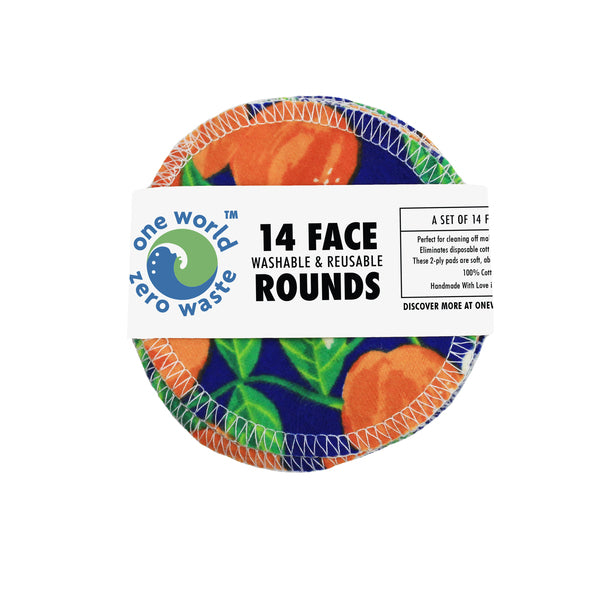 Cotton Face Rounds-7 & 14 Pack in Unique Patterns