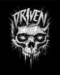 DRIVEN SKULL DECAL