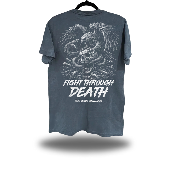 FIGHT VINTAGE TEE *BLUE JEAN*