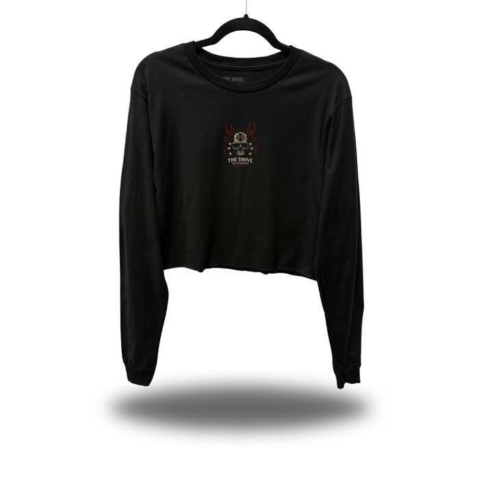 IRON DRIVE CROP LONG SLEEVE