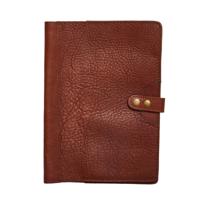 Large Leather Journal Cover | Cognac