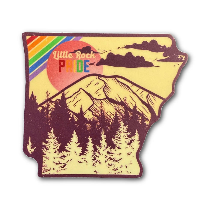 Little Rock Pride Pinnacle Mountain Sticker