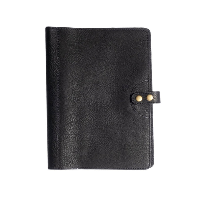 Medium Leather Journal Cover | Black