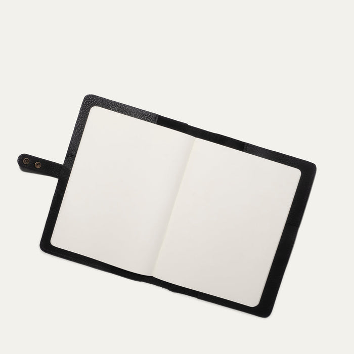 Medium Leather Journal Cover | Black