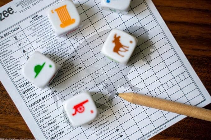 National Parks Yahtzee