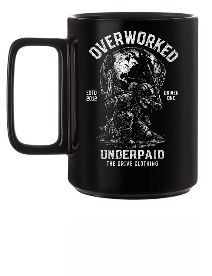 OVERWORKED MUG