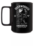 OVERWORKED MUG