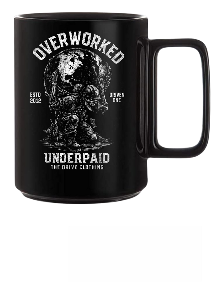OVERWORKED MUG