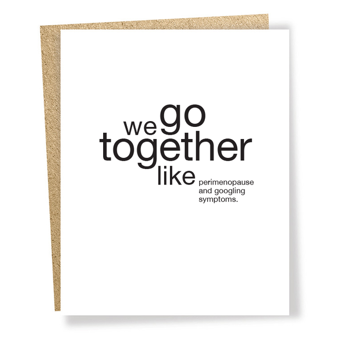 Perimenopause & Googling Card
