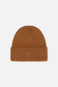 Ribbed Knit Hat Brown Sugar-0
