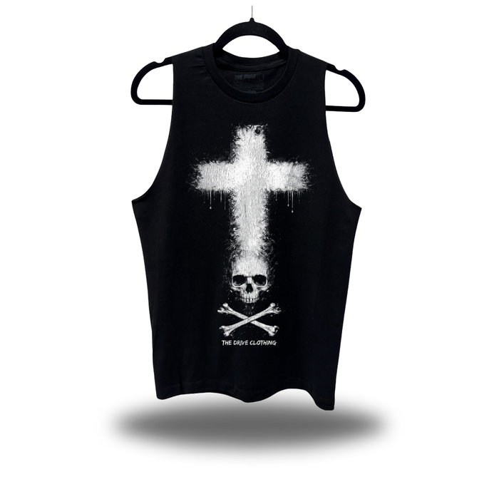 SKULL CROSS CLASSIC TANK TOP