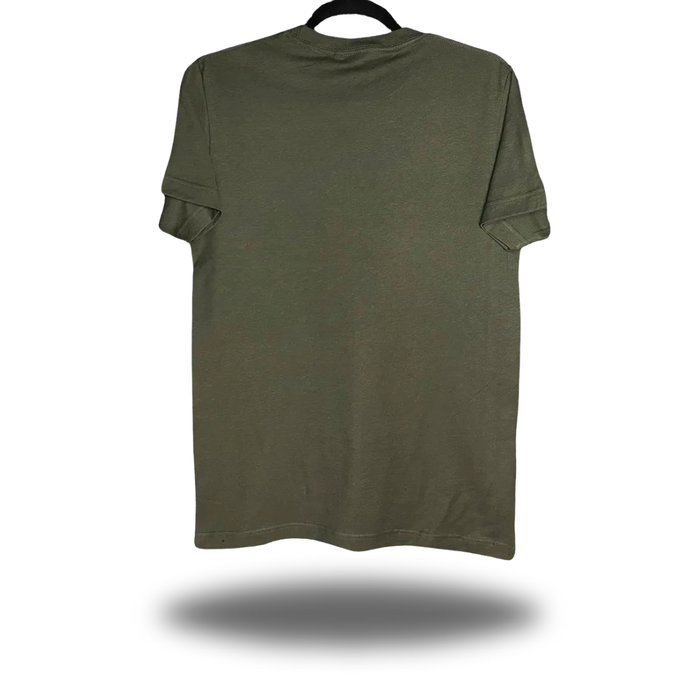 SKULL CROSS MILITARY GREEN CLASSIC TEE