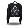 TRIO CROSS CROP LONG SLEEVE TEE