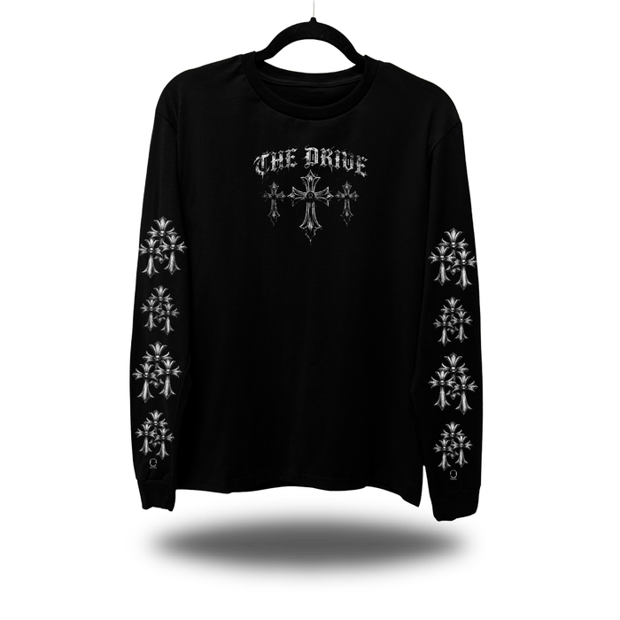 TRIO CROSS LONG SLEEVE TEE