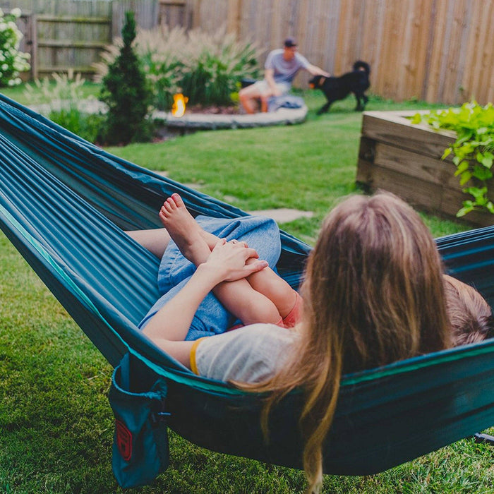 Trunktech Hammock Single | Navy & Green