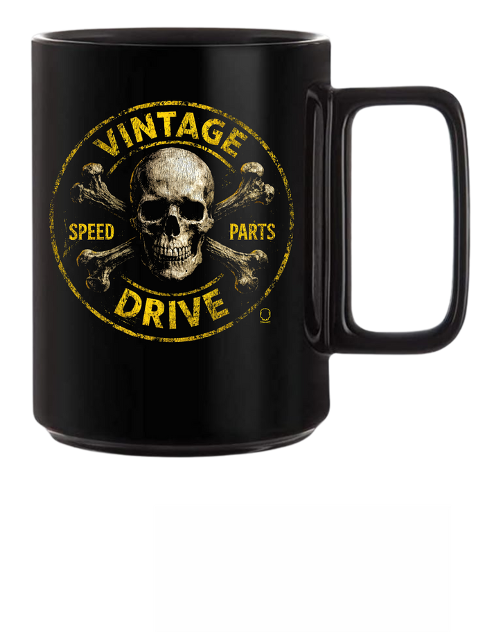 VINTAGE SKULL MUG